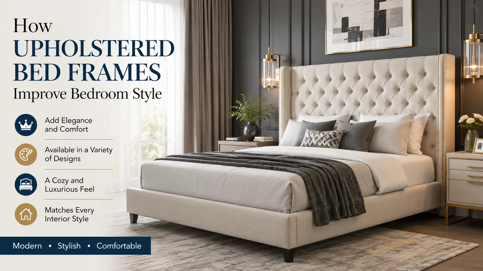 How Upholstered Bed Frames Improve Bedroom Style