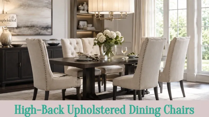 High-Back Upholstered Dining Chairs