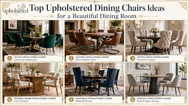 Top Upholstered Dining Chairs Ideas for a Beautiful Dining Room
