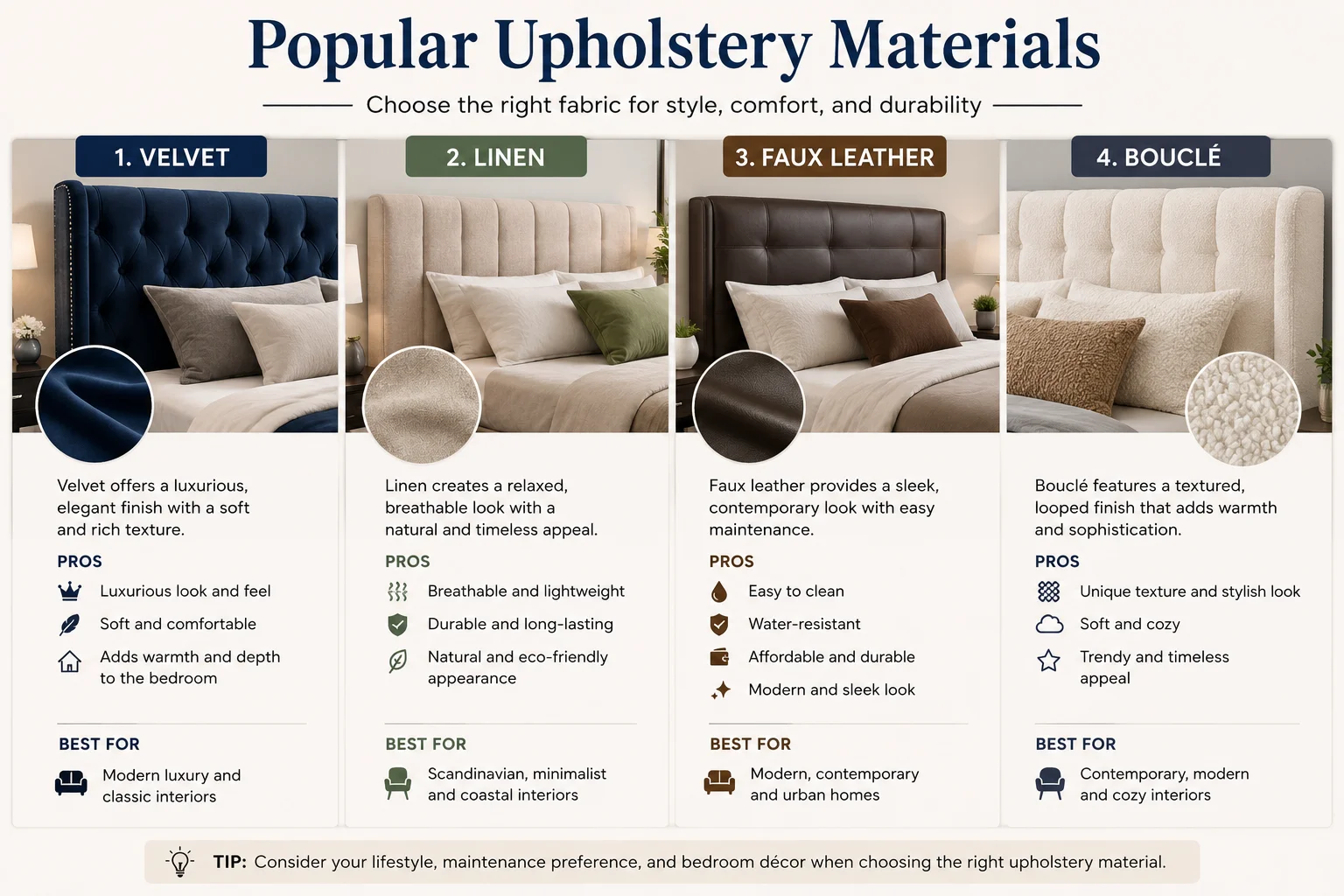 Popular Upholstery Materials