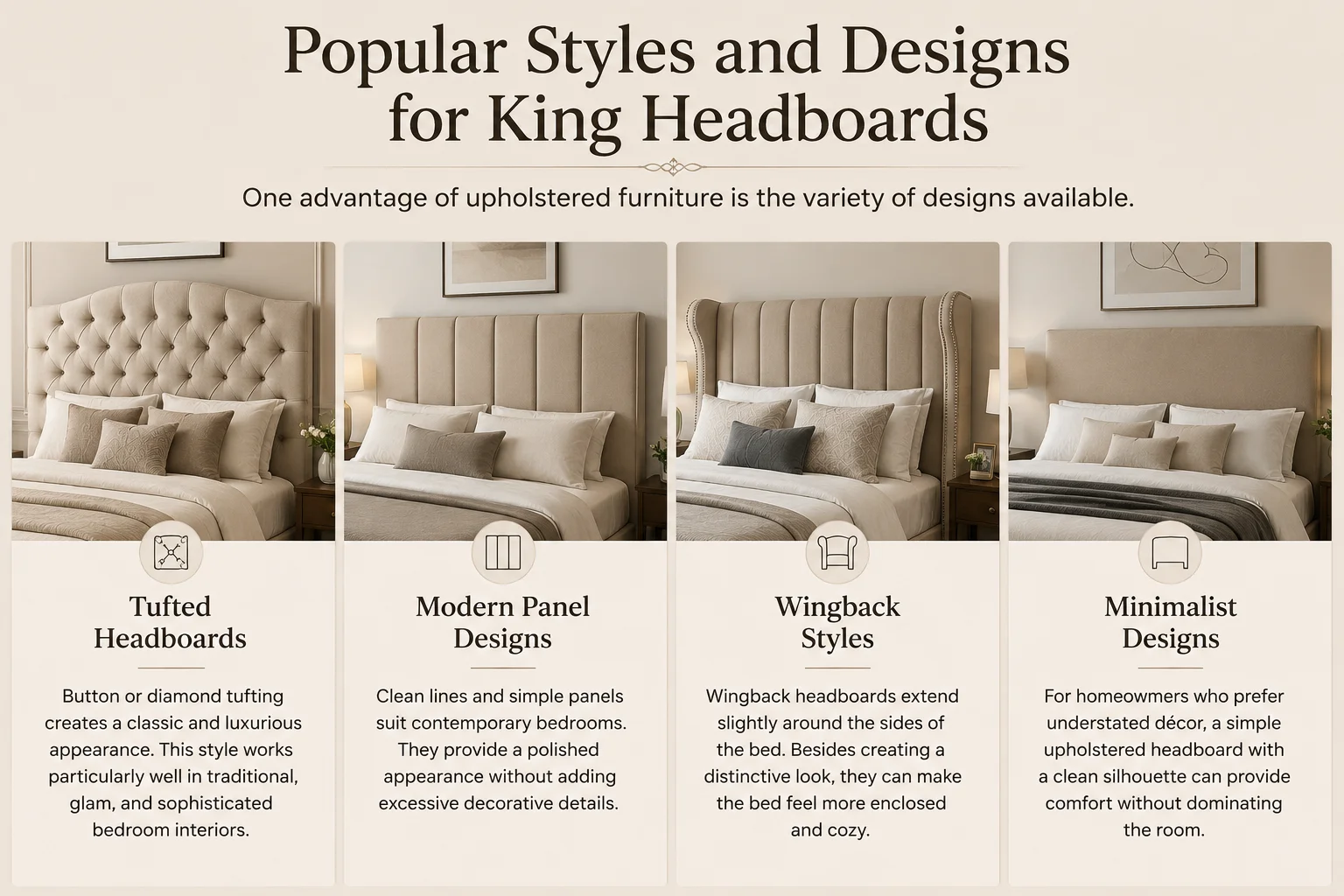 Popular Styles and Designs for King Headboards