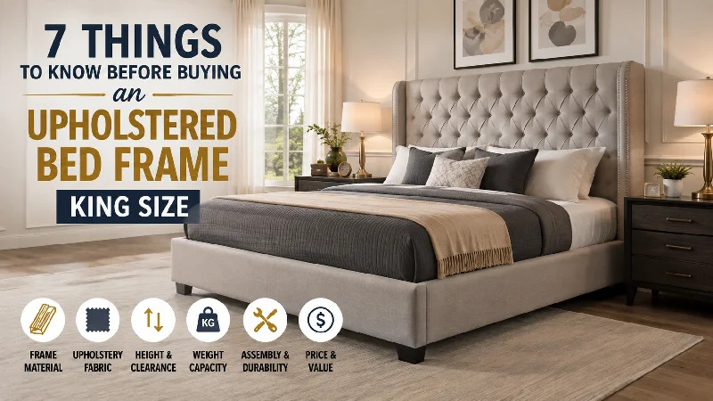 Upholstered Bed Frame King