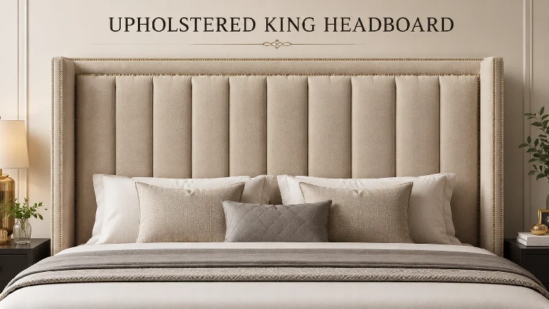 Upholstered King Headboard