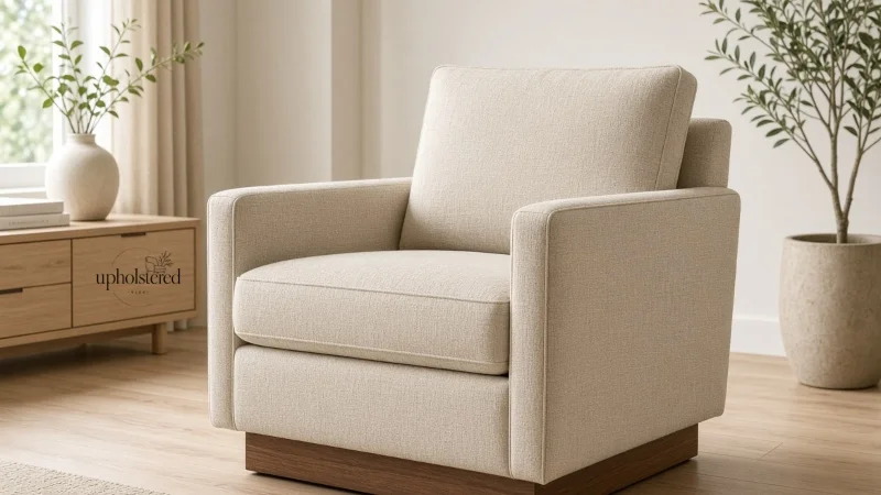 Joss & Main Bobbi Upholstered Swivel Armchair